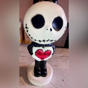 Jack Skellington "Be My Valentine" blow mold light-up figure